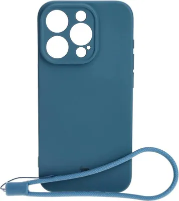 Produktbild von Bizon Case Silikon für iPhone 15 Pro, Marineblau