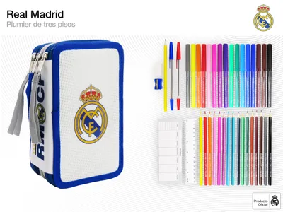 Immagine prodotto di Real Madrid tripla pennaä ppchen