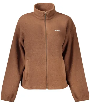 Zdjęcie produktu dla Brązowa bluza damska Columbia zapinana na zamek