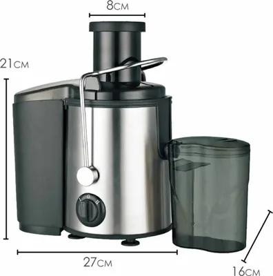Image de centrifugeuse 800W pour fruits et légumes, y compris le réservoir à jus et à pulpe Juicer ，Entraîneur de jus centrifuge