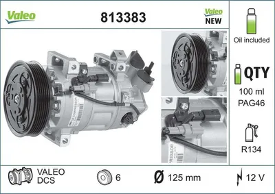 Zdjęcie produktu dla Kompresor klimatyzacji VALEO 813383