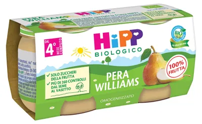 Imagen del producto de HiPP IT4230.19-03, 80 g, pera, sin gluten, 2 unidades