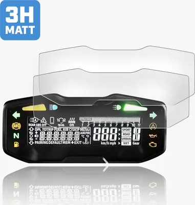 Produktbild von Tachoschutzfolie Displayschutzfolie passend für Ducati Hypermotard 698 2024+ 2x Matt