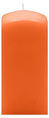 Produktbild von Quader Kerzen Karotte Dunkel-Orange 20 x Ø 6/6 cm, 4 Stück