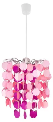 Produktbild von RGB LED Hängeleuchte, rosa-pink, 32 cm