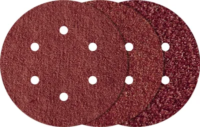 Immagine prodotto di Wolfcraft 1838000 Router sandpaper set Hook-and-loop-backed, Punched Grit size 60, 120, 240 (Ø) 150 mm 12 pc(s)
