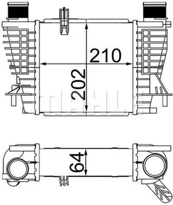 Obrázek produktu pro intercooler CLIO III
