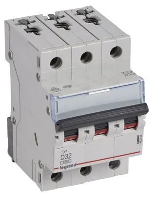 Obrázek produktu pro Legrand TX3, Miniaturní obvodový jistič, Typ D, IP20, 240 - 415 V
