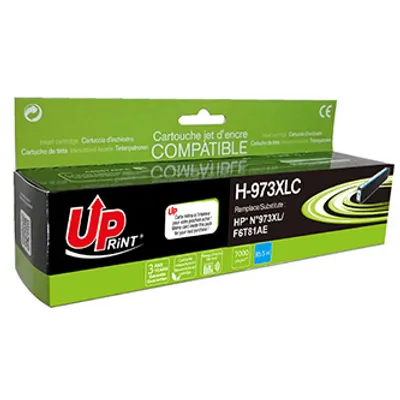 Image de Encre compatible UPrint avec F6T81AE, HP 973X, cyan, 7000s, 86ml