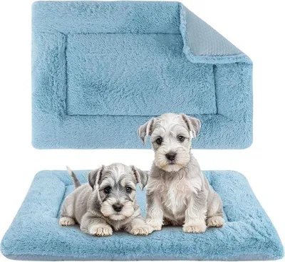 Produktbild von Famanu Hundematte umkehrbar, weich, waschbar (kühl und warm) - Blau