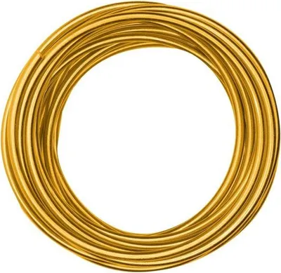 Produktbild von Vaessen Creative | Aludraht 5mm 10m Gold