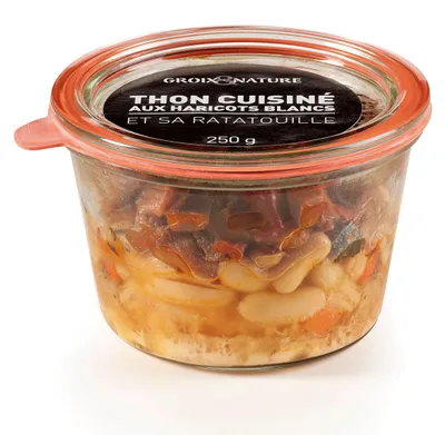 Produktbild von Groix & Nature Thunfisch mit weißen Bohnen und Ratatouille.