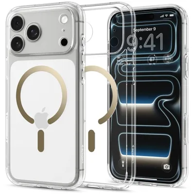 Obrázok produktu pre Spigen ACS12120, Ochranný obal, Apple, iPhone 18 Pro Max / 17 Pro Max, 17,5 cm (6.9"), Zlato, Priehľadná