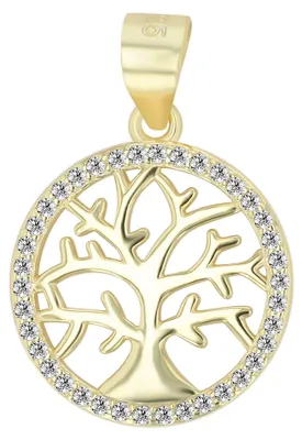 Produktbild von Akzent Damen Anhänger Elysa "Elysa" aus 925 Sterlingsilber, rhodiniert, langlebig