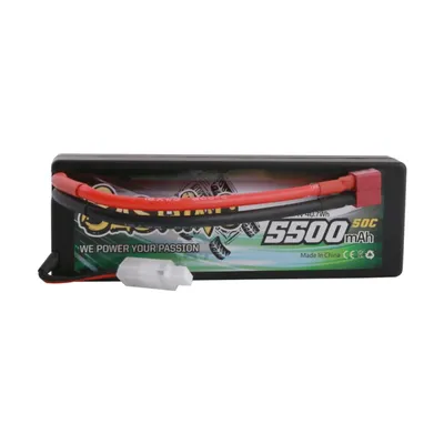 Immagine prodotto di GensAce Batterie LiPo Akku 50C 5500mAh 2S1P Custodia rigida 24