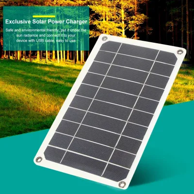 Obrázok produktu pre Solárny panel, solárna nabíjačka, solárna nabíjačka, solárny panel 10W, prenosná power banka, prenosná solárna power banka, mobilná solárna nabíjačka