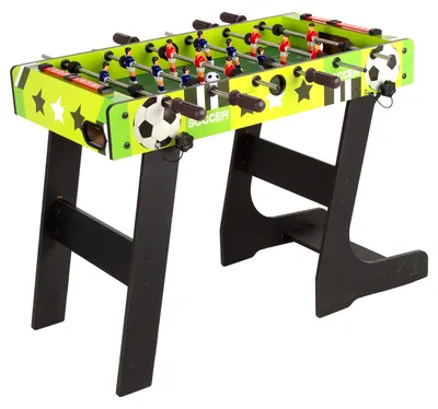 Tischfußball für Kinder, aufklappbar, 81x42x63 cm, Holz