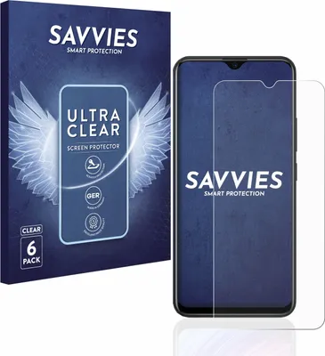 Produktbild von 6x Für Xiaomi Redmi Note 8T Schutzfolie Savvies Displayschutz Display Schutz Folie Klar Transparent