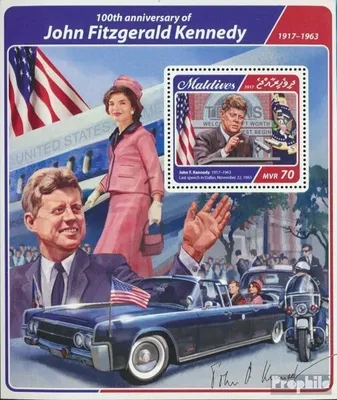 Produktbild von Briefmarken Malediven 2017 Mi Block 1046 (kompl. Ausg.) postfrisch John Kennedy