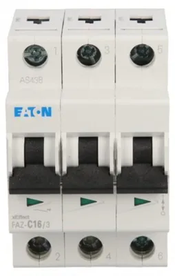 Produktbild von Eaton FAZ-C16/3, Miniatur-Leistungsschalter, Typ C