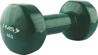 Zdjęcie produktu dla Hantla żeliwna z powłoką winylową - Solidna hantla do efektywnego treningu 2x 4 kg