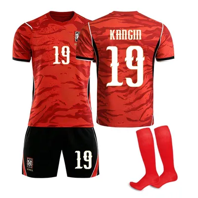 Produktbild von #19 KANGIN South Korea home ground 2026 World Cup football jersey for Kids and Adults SIZE:L