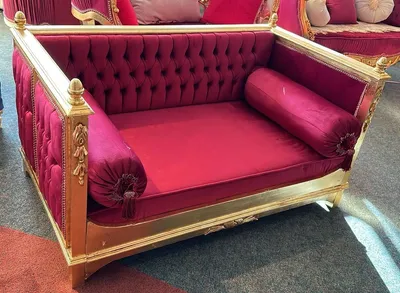 Zdjęcie produktu dla Casa Padrino Barokowe łóżko dla psa fioletowy / złoty - Ręcznie robione łóżko dla psa w stylu antycznym - Wspaniałe meble dla psów w stylu barokowym - Meble dla zwierząt w stylu antycznym - Meble dla zwierząt w stylu barokowym