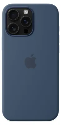 Image de Apple Silicone Backcover MagSafe pour Apple iPhone 16 Pro Max - Denim