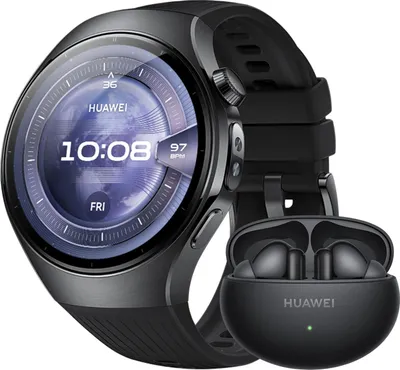 Produktbild von Huawei WATCH 5, 3,51 cm (1.38"), AMOLED, Touchscreen, GPS, 63 g