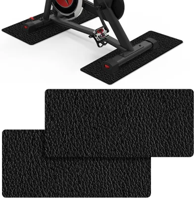 Zdjęcie produktu dla Mata ochronna na podłogę 70x28x0.5 cm, zestaw 2 szt., PVC, antypoślizgowa, do sprzętu fitness