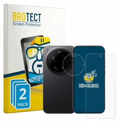 Produktbild von 2x Für Xiaomi 17 Ultra (Display+Kamera) Schutzfolie BROTECT Displayschutz Display Schutz Folie Klar Transparent