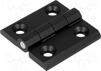 Produktbild von 1x Scharnier Aluminium- und Zinklegierung B: 50mm schwarz H: 50mm 3.ZN65.001 RAL-