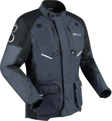 Produktbild von Bering Calgary wasserdichte Motorrad Textiljacke, schwarz/grau, M