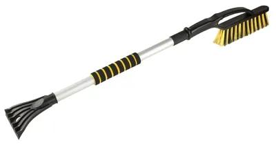 Produktbild von Walser Schneefeger/Schneebesen mit Eiskratzer Kalix teleskopierbar 88-115 cm schwarz/gelb, 23207