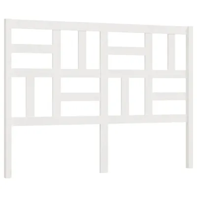 Produktbild von Bett-Kopfteil Weiß 166x4x104 cm Massivholz Kiefer