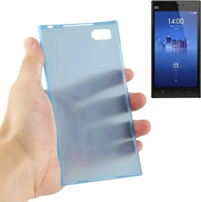 Produktbild von Schutzhülle Case Ultra Dünn 0,3mm für Handy Xiaomi MI3 Blau Transparent