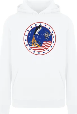 Produktbild von NASA - "Rocket 76" Kapuzenpullover für Jungen BI13605 (140-146) (Weiß)