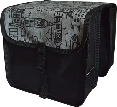Produktbild von Kinder Fahrradtasche Doppeltasche – Satteltasche für 14-20 Zoll Kinderfahrrad – Gepäckträgertasche, wasserabweisend & leicht 1. Mini -City