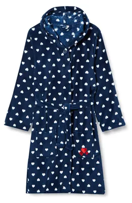Obrázok produktu pre Playshoes župan Fleece župan srdiečka námornícka modrá dievčatá 340131-11, farba Playshoes:námornícka modrá, veľkosť Playshoes:86/92