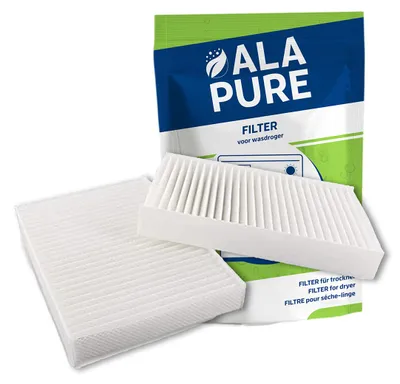 Image de Filtre à pollen Alapure ALA-DF11 00481723 pour sèche-linge - 2 pièces