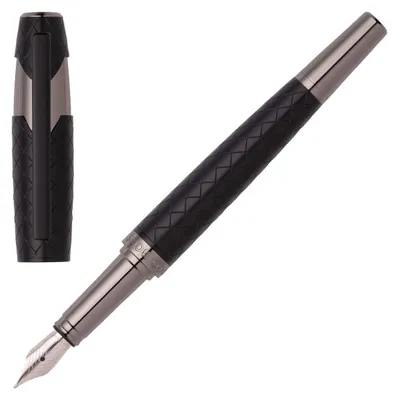 Image de HUGO BOSS Stylo plume Chevron Black