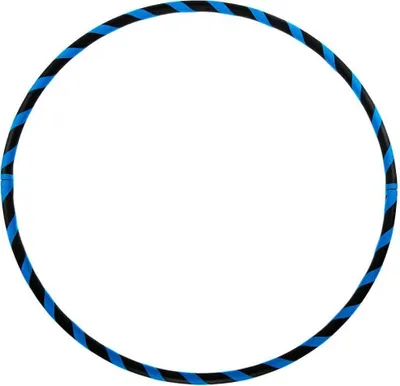 Produktbild von Faltbarer Anfänger Hula Hoop Reifen, Neon-Blau Ø105cm