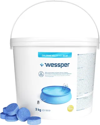 Produktbild von 3kg Multitabs 10in1, 20g langsam löslich Chlor Tabletten Schwimmbad Tabs