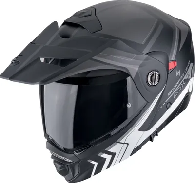 Immagine prodotto di Casco Scorpion ADX-2 Lewis, nero opaco/argento, XL (60/61)