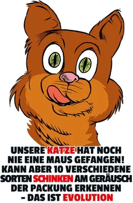Produktbild von vianmo Holzschild 18x12 cm Katze hat noch nie Maus gefangen Tier Haustier