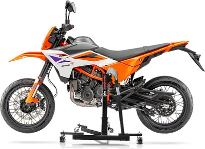 Image de Béquille centrale CS Power Evo pour KTM 125 / 390 SMC R 2025 Noir