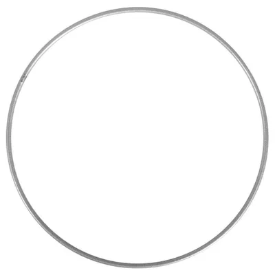 Immagine prodotto di Anello in metallo argentato ø 25 cm