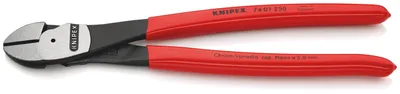 Produktbild von Kraftseitenschneider L.250mm pol.Form 0 Ku.-Überzug KNIPEX