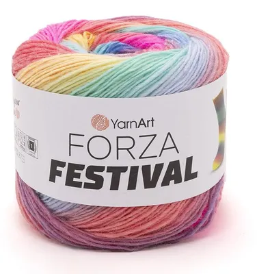 Produktbild von YarnArt Forza Festiwal Sockenwolle 100g 420m Fingering