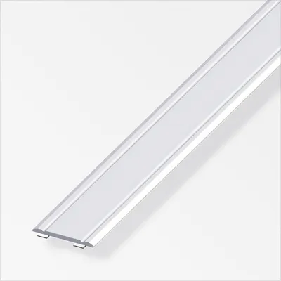 Produktbild von alfer Übergangsprofil 1 m, 30 x 2 mm Aluminium eloxiert silber